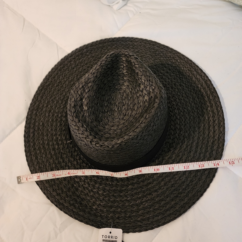 Torrid fedora straw Panama hat - Picture 2 of 7